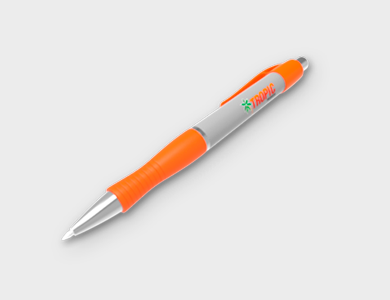 Caneta Plástica Personalizada Urban Modelo 3011C - 4x0 - 100 unid