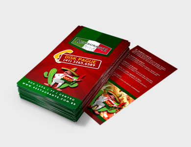 Folder/Filipeta Couchê 150g Sem Verniz 10x21cm - 4x1 - 20000 unid