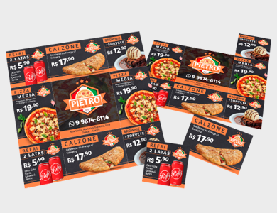 Folha Cupom de Desconto Couchê 120g Sem Verniz 9 Espaços 21x21 cm - 4x0 - 2500 unid