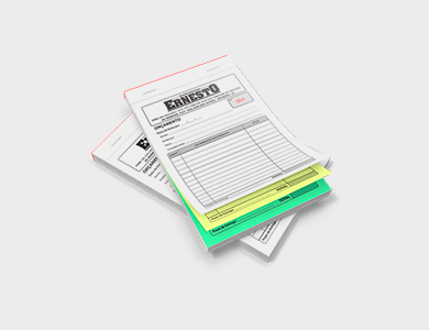 Bloco/Talão Numerado 1 via Sulfite 75g 7x10cm - 1x1 - 50 unid